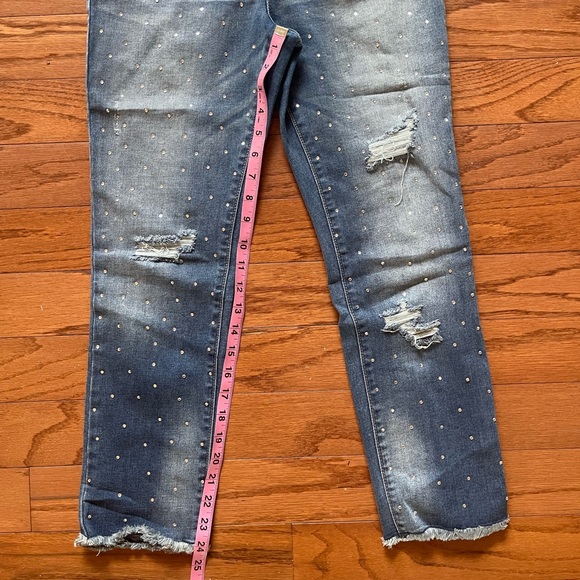 INC Rhinestone Embellished Jeans - Picture 7 of 9